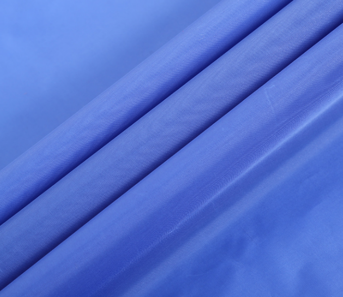 tela azul poli da tela do tafetá 380T, a clara e a fina do poliéster do forro